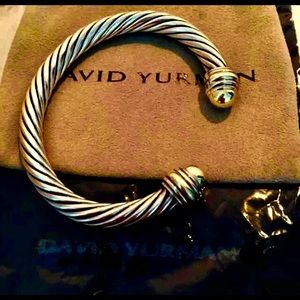 DY 7mm Classics Bracelet with 14K Gold Domes-NEW!